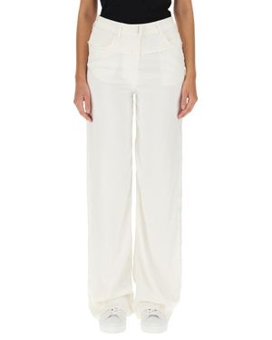 Givenchy Oversized Denim Jeans - White