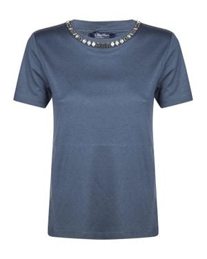 Max Mara Elegant Mini T-Shirt - Blue