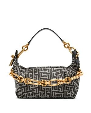 Balmain Hobo Bag Sm - Metallic