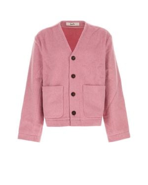 Séfr Alpaca Blend Arlo Cardigan - Pink