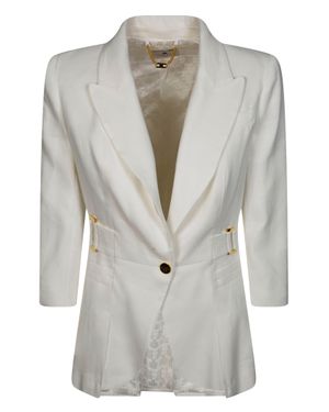 Elisabetta Franchi Elegant Jacket For Spring/Summer 2026 - Gray