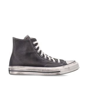 Converse Leather High-Top Sneaker - Black