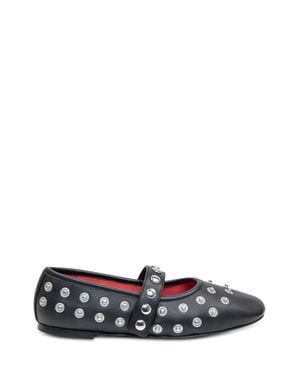 Stella McCartney Ballerina Flats With Stretch Alter Design - White