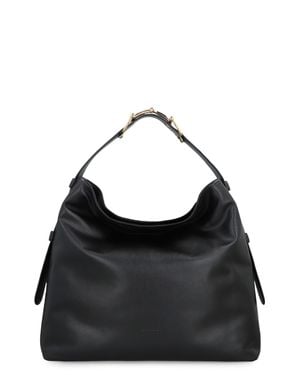 COUTR.COM Gucci Beatrix Large Leather Shoulder Bag - Black