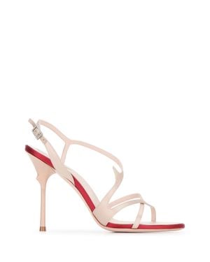 Roger Vivier Sandal Pump With Sculptural Detail - Pink
