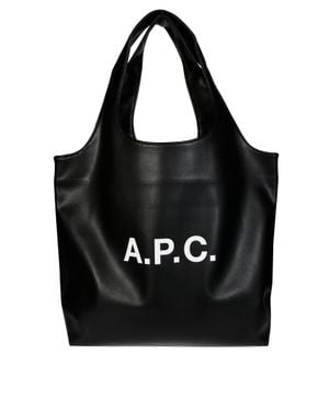 A.P.C. A. P.C. Mini Tote Handbag - Black