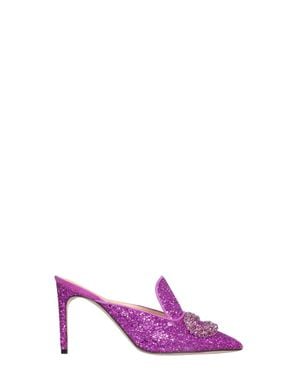 Giannico Daphne Pumps - Purple
