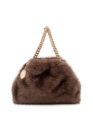 Stella McCartney Falabella Mini Draw Shoulder Bag - Brown