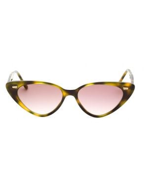 Cutler and Gross Premium Cat Eye Sunglasses For - Natural