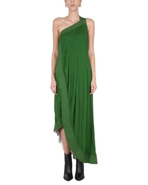 Givenchy Dress With Contrasting Stitching - Green