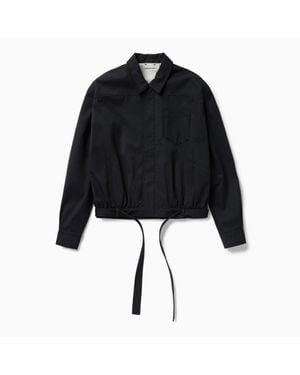 1989 STUDIO Dark Short Trench Jacket - Black