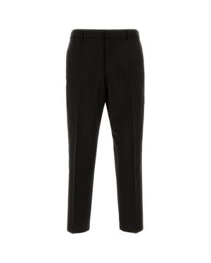 Jil Sander Dark Wool Pant - Black