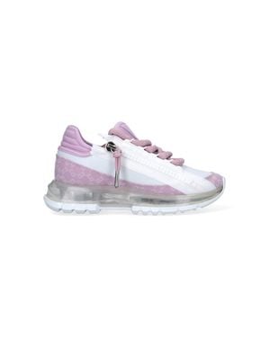 Givenchy Light & Natural 100% Calf Leather Sneakers For - White