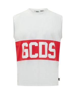 Gcds Classic Logo Tank Top - White