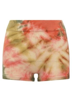 MIXIK Trendy Tie-Dye Shorts - Orange