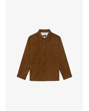 A.P.C. A. P.C. Chic Vest For Fall Season - Brown