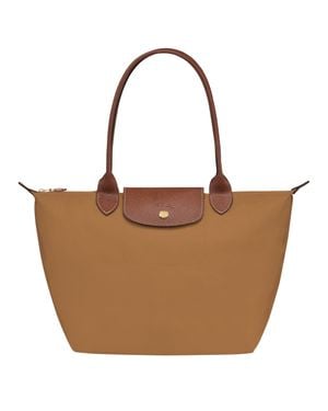 Longchamp Le Pliage Original Mini Shoulder Bag With Foldover Top - Brown