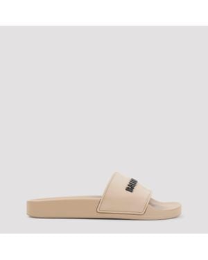 Balenciaga Pool Slides - Natural