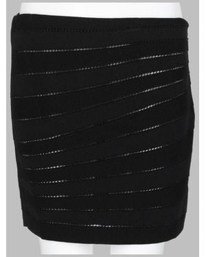 Balmain Chic Mini Skirt For - Black