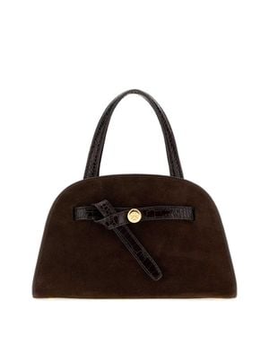 Tory Burch Romy Mini Top-Handle Satchel - Black