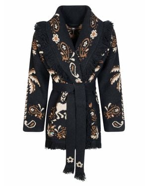 Alanui Foulard-Style Cardigan - Black