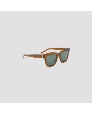 Saint Laurent Sl M156 Mini Sunglasses - Brown