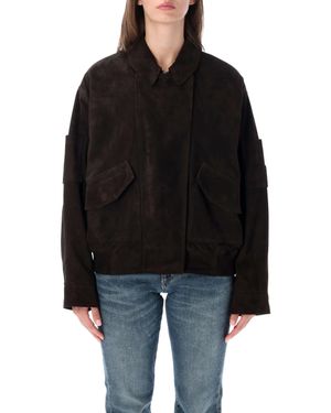 S.W.O.R.D Suede Leather Jacket - Black