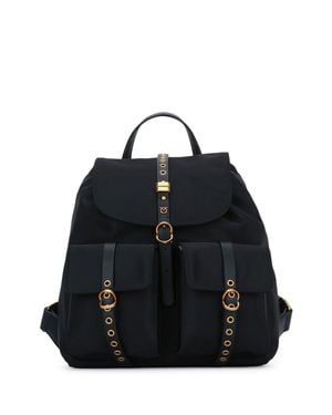 Pinko Backpack Classic Nylon+Pu - Black