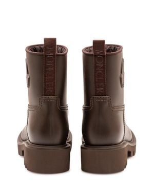Moncler Kickstream Rainboots - Brown