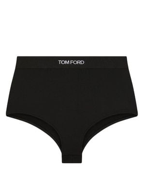 Tom Ford Slip Con Logo - Black