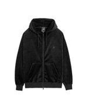 Y-3 Velvet Zip Hoodie - Black