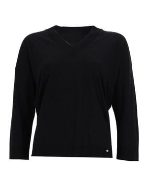Herno V-Neck T-Shirt - Black