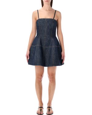 green emerald velvet dress Fendi Fitted Midi Dress Red – MAYFEYR