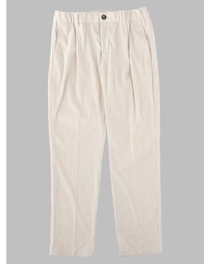Herno Refined Tailored Pants For - White