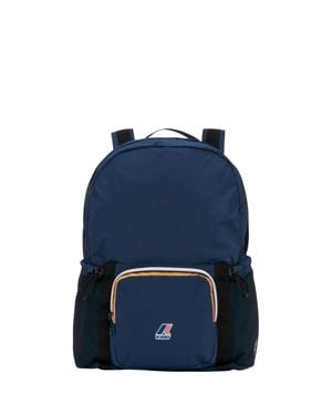 K-Way Compact Recycled Nylon Bag For - Blue