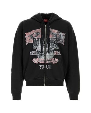 DIESEL Soft-Finish Sweatshirt - Black