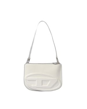 DIESEL Stylish 1Dr Twin Mini Handbag - White