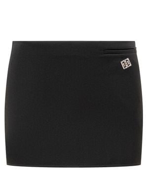 Givenchy Chic Logo Mini Skirt - Black
