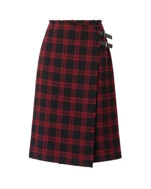 Pinko Asymmetric Wrap Skirt - Purple