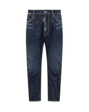 DSquared² Stylish High-Waisted Jeans - Blue