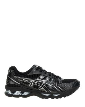 Asics Synthetic Leather Sneakers - Black