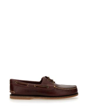 Timberland Leather Boat Shoe - Brown