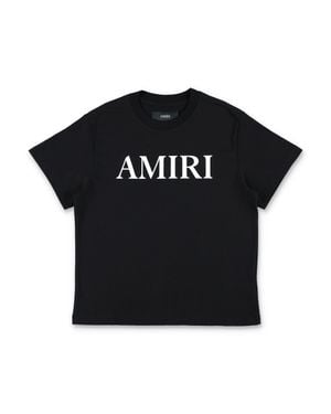 Amiri Boy's Logo Graphic Cotton T-Shirt - Black