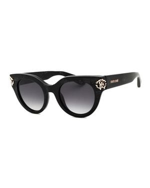 Roberto Cavalli Src065M Mini Sunglasses With Gradient Lenses - Black