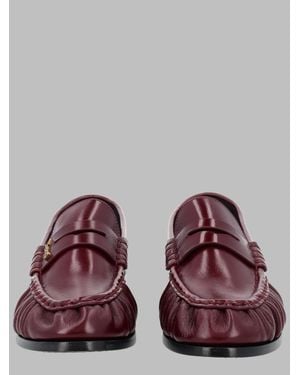 Saint Laurent Mocassino Le Loafer Cassandre Loafer Shoes For - Purple