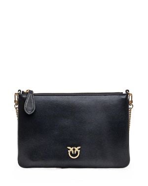 Pinko Mini Love Clutch Bag - Black