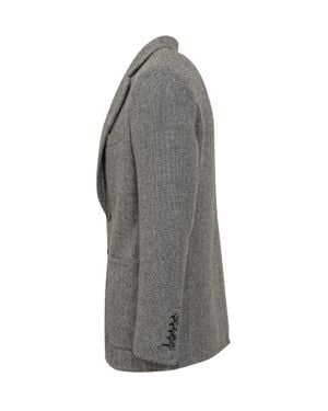 Tom Ford Chevron Pattern Wool Blazer - Gray