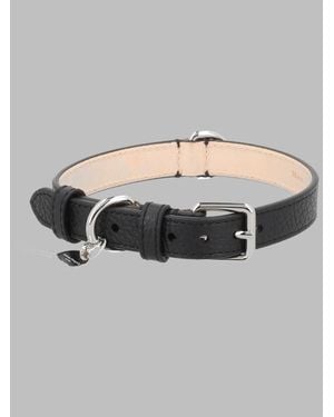 Maison Margiela Leather Belt With Charm - Gray