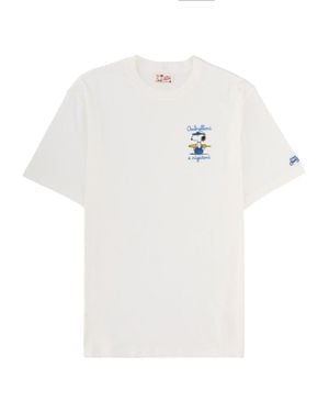 MC2 Saint Barth Mini Cotton Crew-Neck T-Shirt For - White