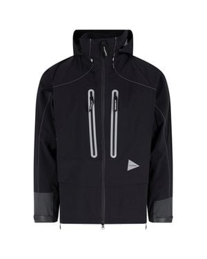 and wander Pertex Shield Waterproof Technical Jacket - Blue